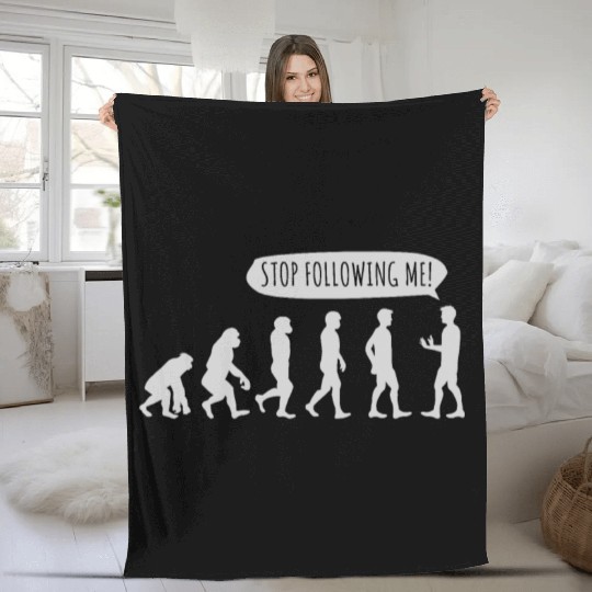 Evolution Biology Fleece Blankets