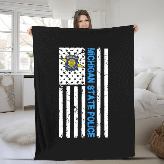MICHIGAN STATE POLICE Fleece Blankets