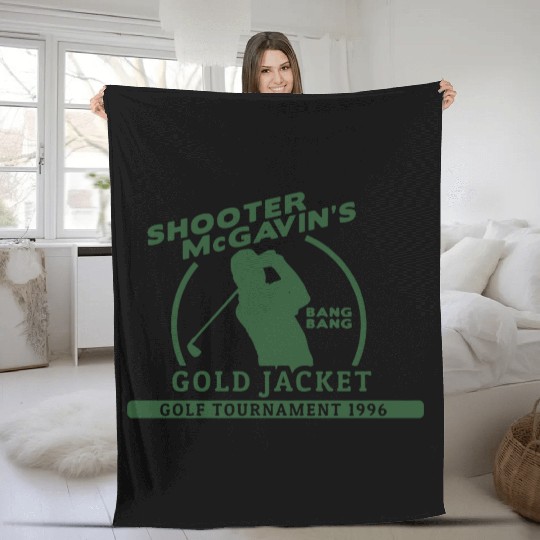 Shooter McGavin Funny Golf Fleece Blankets