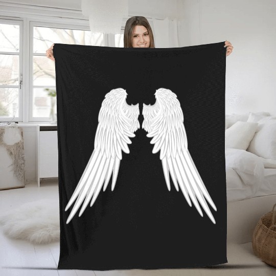 Angel Wings Fleece Blankets