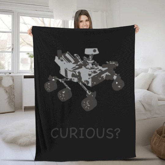 Curiosity Mars Rover Fleece Blankets