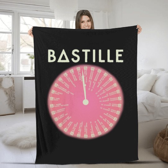 BASTILLE TOUR 2018 2019 Front Fleece Blankets