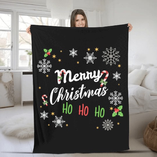 Merry Christmas Fleece Blankets
