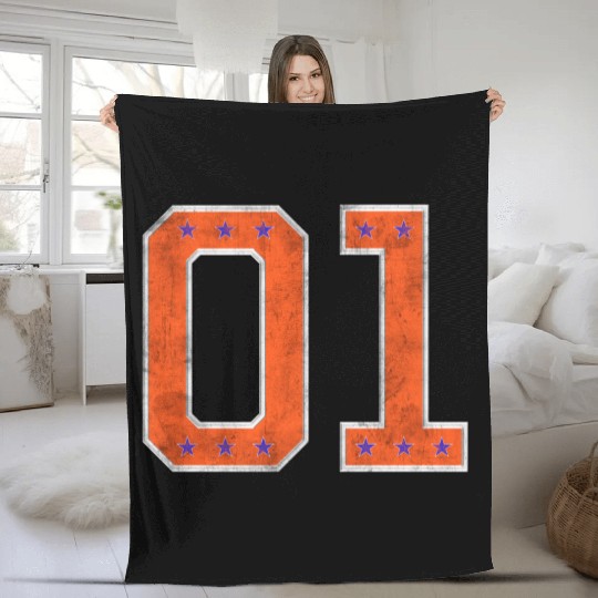 01 General Lee Style Fleece Blankets