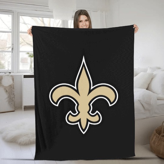 New Orleans Fleur de Lis Fleece Blankets