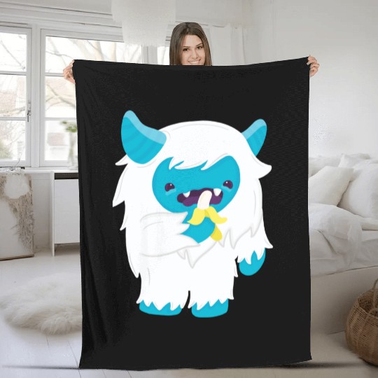 BANANA YETI Fleece Blankets