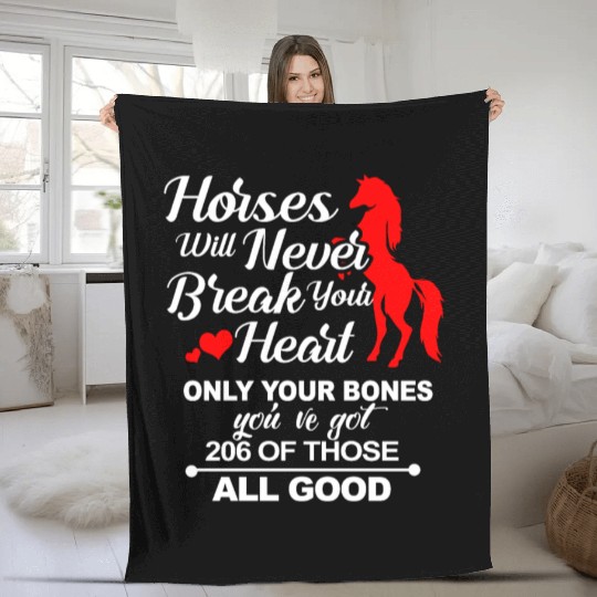 Equestrian Sport Horse Girl Pony Appaloosa Western Fleece Blankets