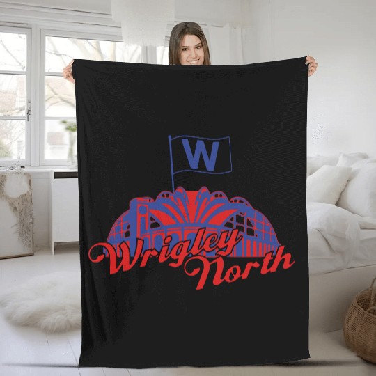 Wrigley North Fly The W Fleece Blankets