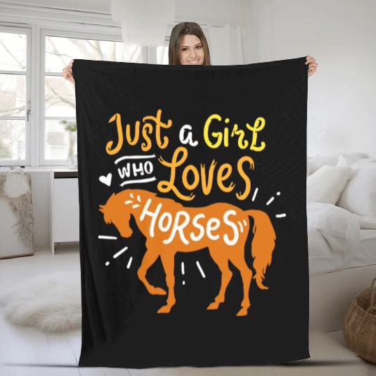 Horse Fleece Blankets