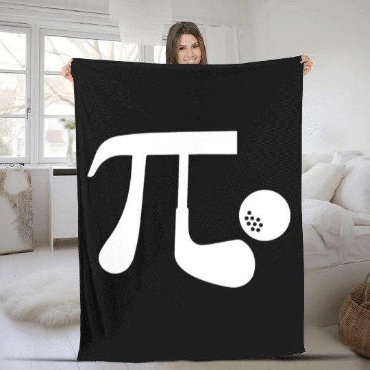 Pi Day Golf Players Math Teacher Student Golfer Fleece Blankets