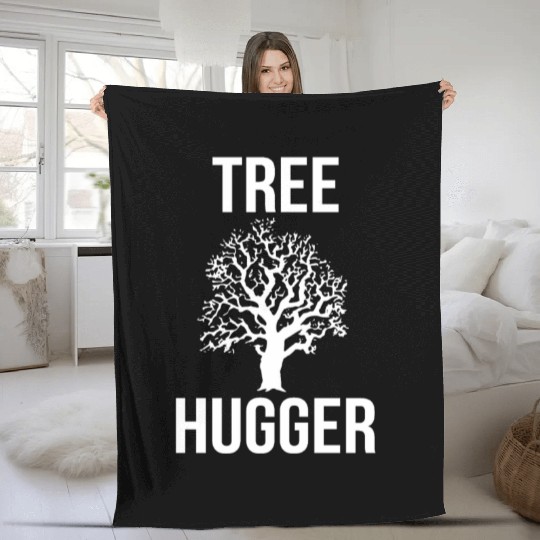 Tree Hugger Tree Hugging Earth Day Hug Trees Fleece Blankets