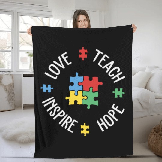 SPED Special Education Teacher educators gift Fleece Blankets