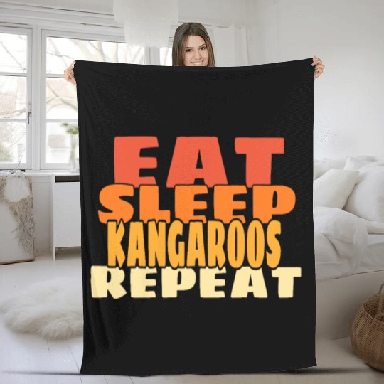 Kangaroo Fleece Blankets