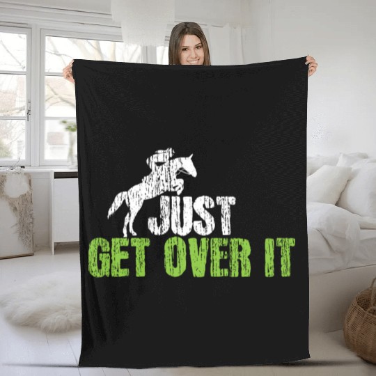 Equestrian Horse Show Fleece Blankets