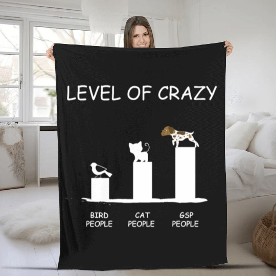 German Shorthair Pointer Gift GSP Funny Fleece Blankets