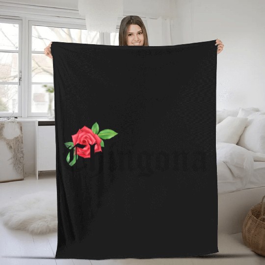 chingona Mexican Quotes Fleece Blankets