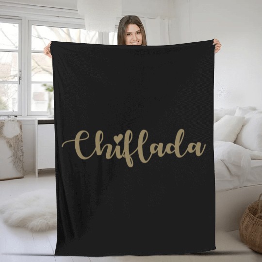 Chiflada Gold Mexican Future is latina Fleece Blankets