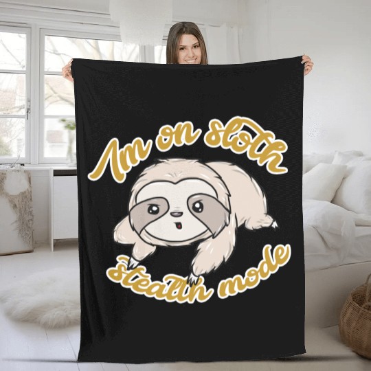 Sloth Fleece Blankets