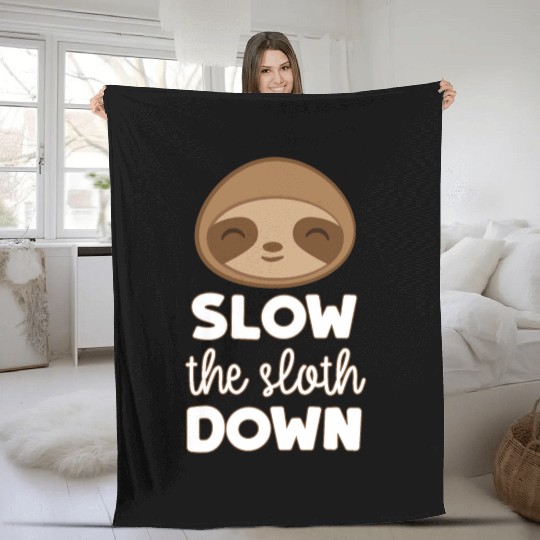 Sloth Fleece Blankets
