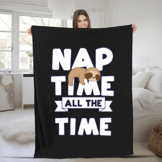 Sloth Fleece Blankets