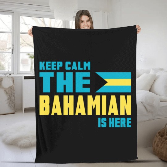 Keep Calm Bahamas Design / Gift Fleece Blankets