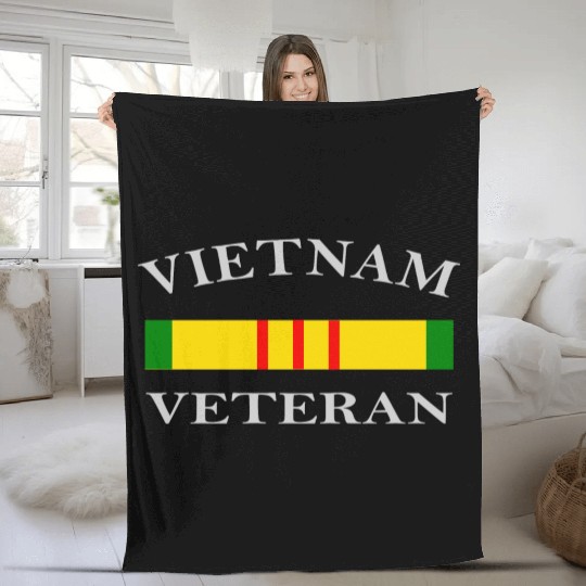 Vietnam Veteran Design Fleece Blankets