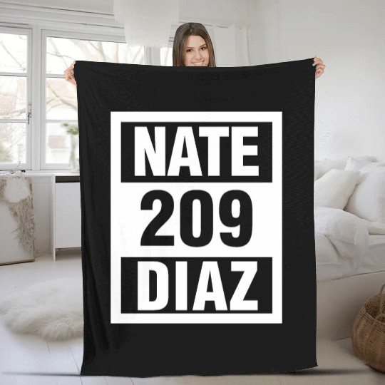 Nate Diaz Stockton 209 Fleece Blankets