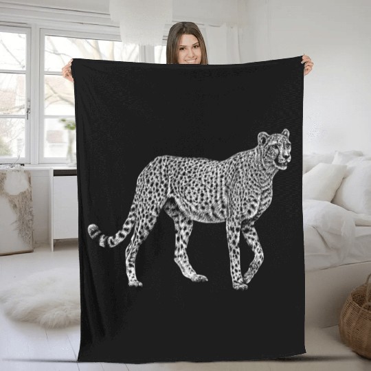 Cheetah Fleece Blankets