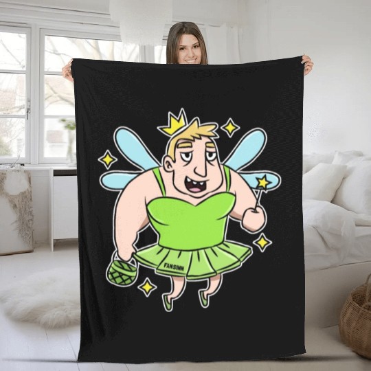 Tooth Fairy tales funny mouth Magic Kids Gift Fleece Blankets