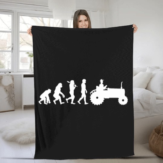 Farmer evolution Fleece Blankets tractor tractor