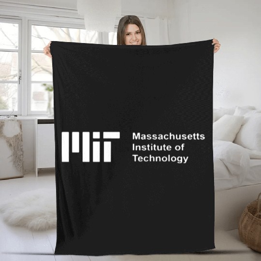 Mit University Math Geeks Nerdy Science Fleece Blankets