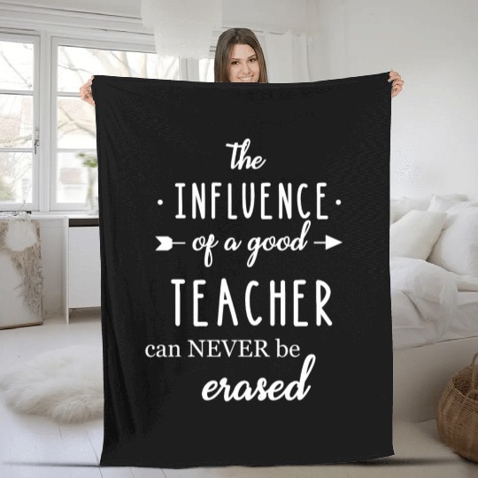 Teacher Appreciation Day Fleece Blankets Gift Cute & Funny