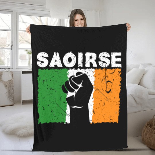 Saoirse Irish Republican Conservative Capitalist I Fleece Blankets