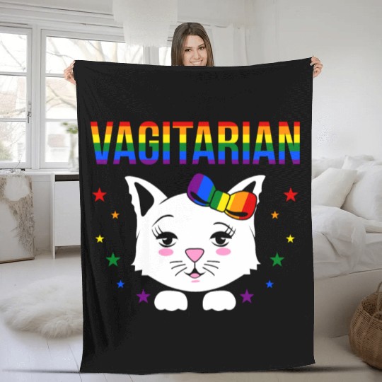 vagitarian venom Fleece Blankets