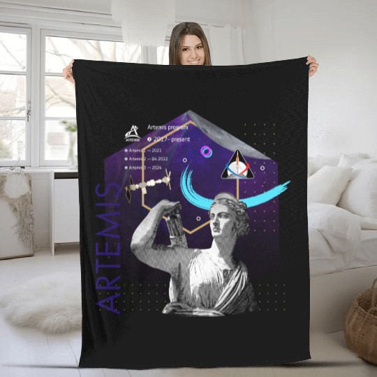NASA Artemis program (2017–present) Fleece Blankets