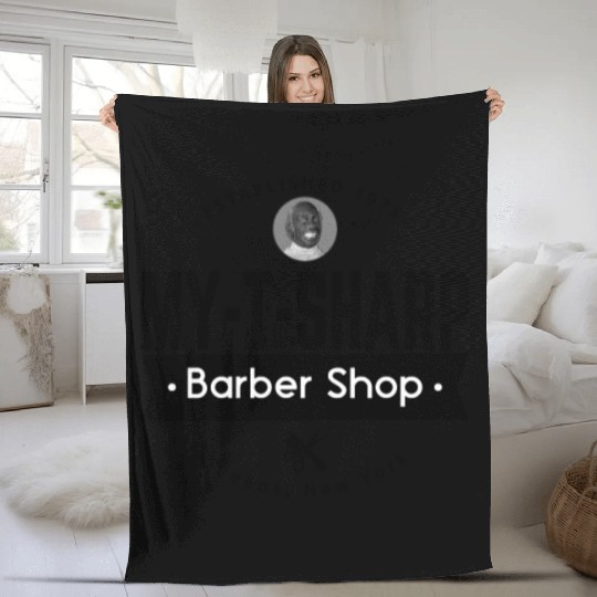Coming To America | MY-T-SHARP Barber Shop Fleece Blankets