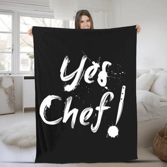 Yes Chef! Fleece Blankets