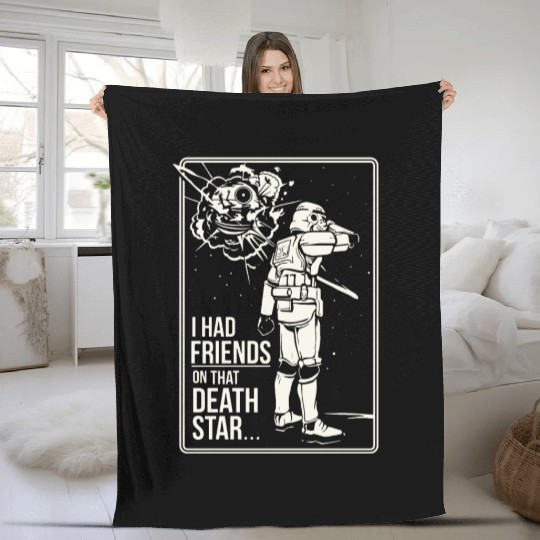 Friends On That Death Star Fleece Blankets