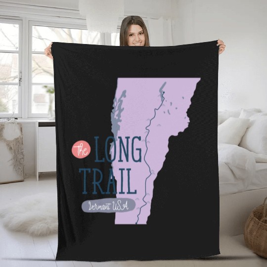 Long Trail - Vermont, USA Fleece Blankets