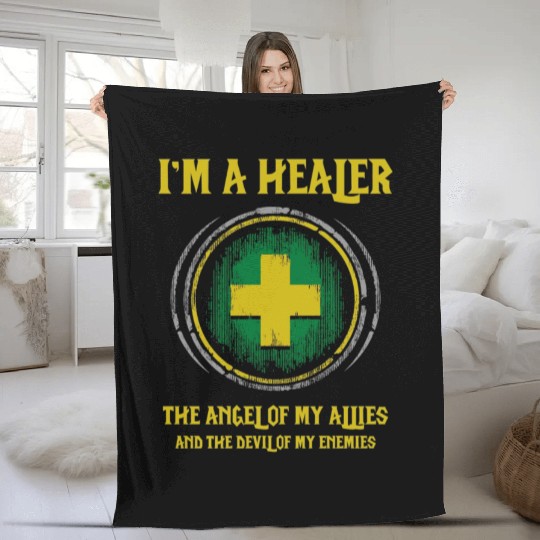 I m A Healer Fleece Blankets