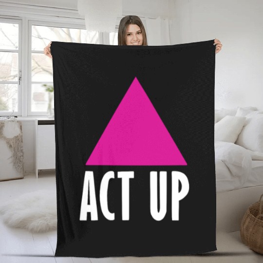 Act Up - Silence Death AIDS Fleece Blankets