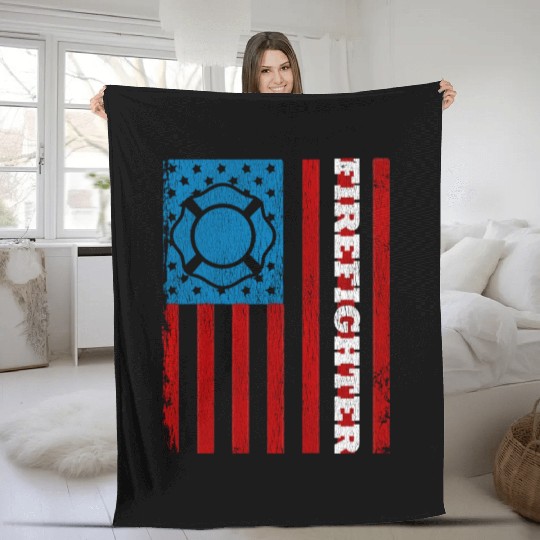 Firefighter Fleece Blankets
