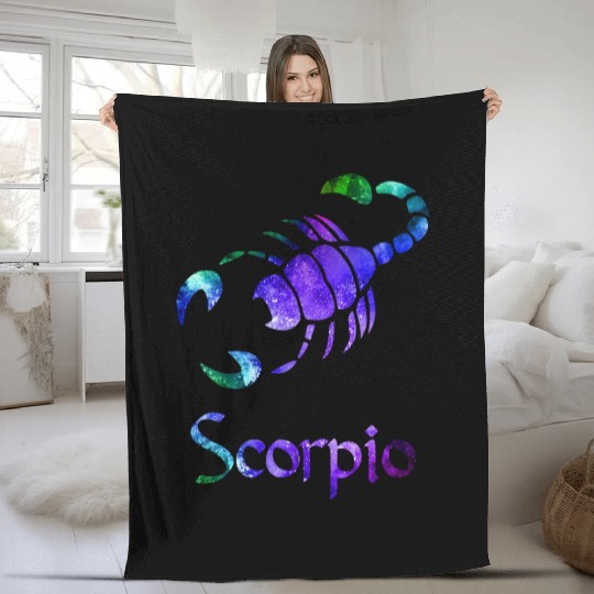 Scorpio Fleece Blankets