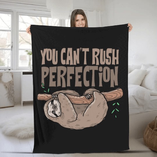 Cute Lazy Sloth | Sloth Memes | Cute Little Sloth Fleece Blankets