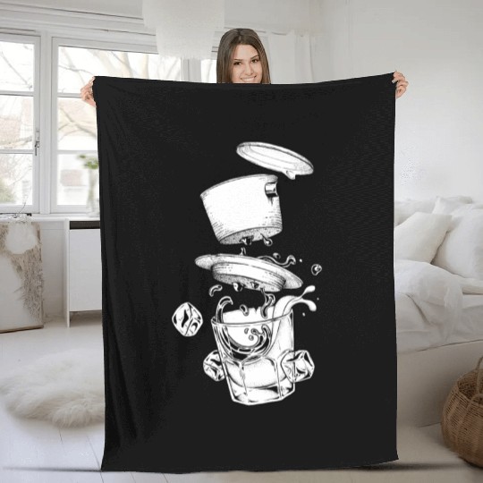 Vietnamese Coffee Art Unique Design Vietnam Gift c Fleece Blankets