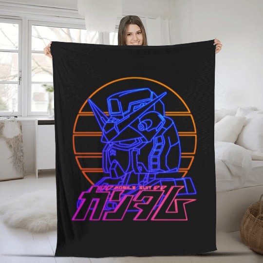 gundam rx 78 Fleece Blankets