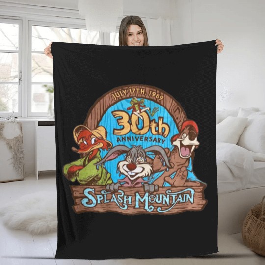 splash mountain Fleece Blankets