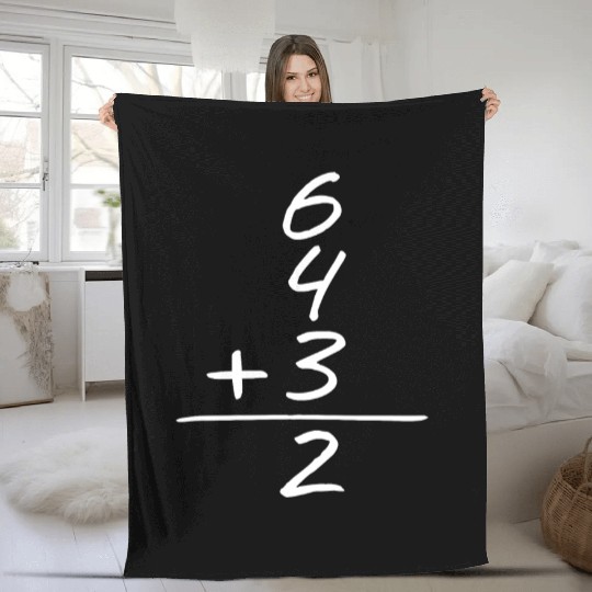 Baseball Inspired 6 4 3 Double Play Turn Two Design Fleece Blankets