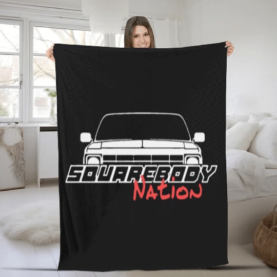 Square Body Nation 70s Squarebody Fleece Blankets