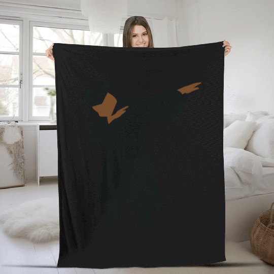 Black and Educated, African American Man Fleece Blankets